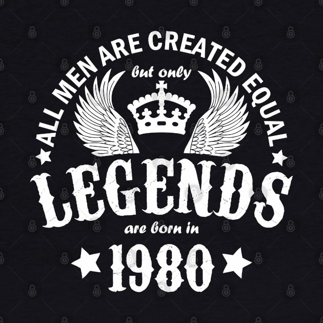 Legends are Born in 1980 by Dreamteebox